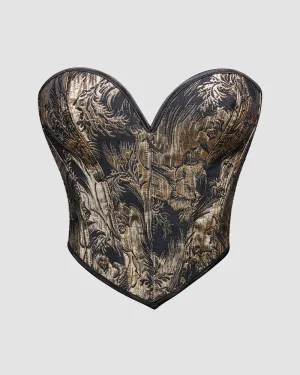 1950s 13 Boned Cotton Waist Training Corset