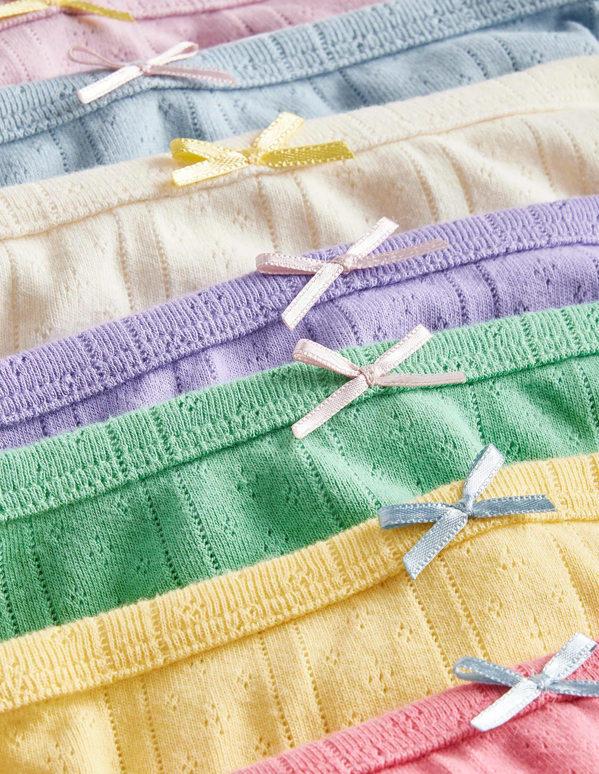 7 Pack Underwear-Multi Pointelle
