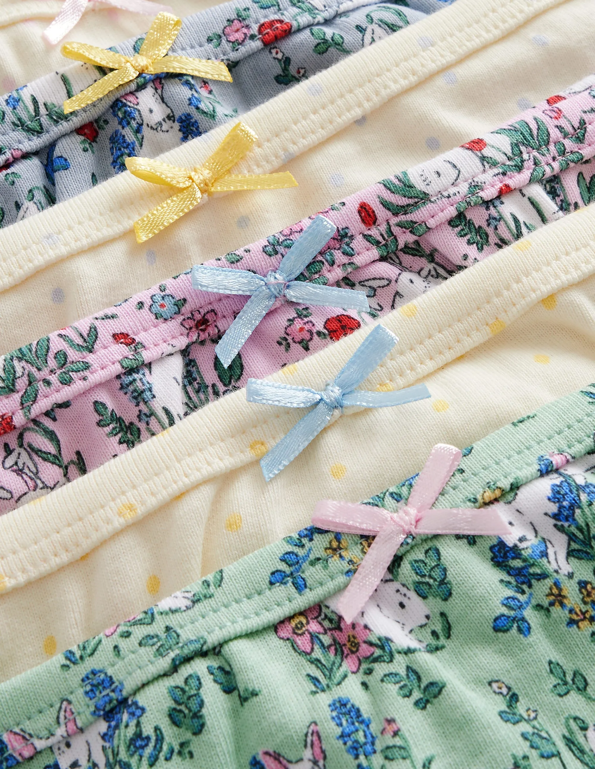 7 Pack Underwear-Spring Bunnies