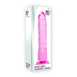Adam & Eve Realistic 8.25 in. Jelly Dildo Pink