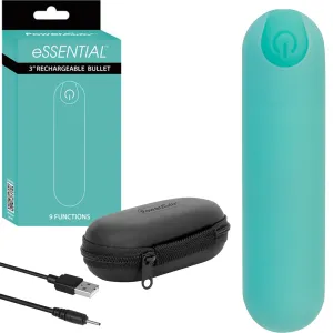 BMS Essential Power Bullet Vibrator USB Rechargeable Teal