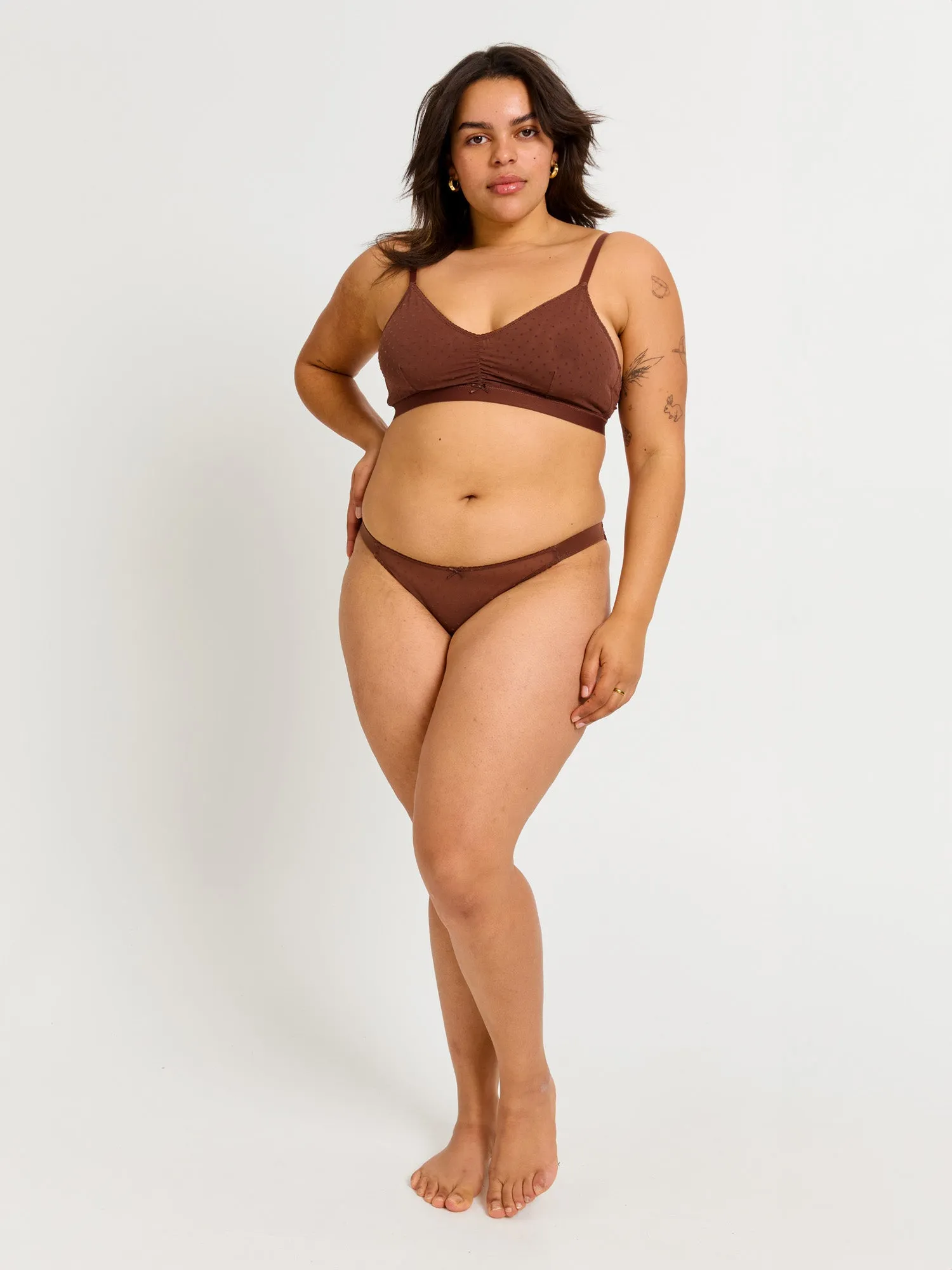 Boudoir Tanga Brief Light Espresso
