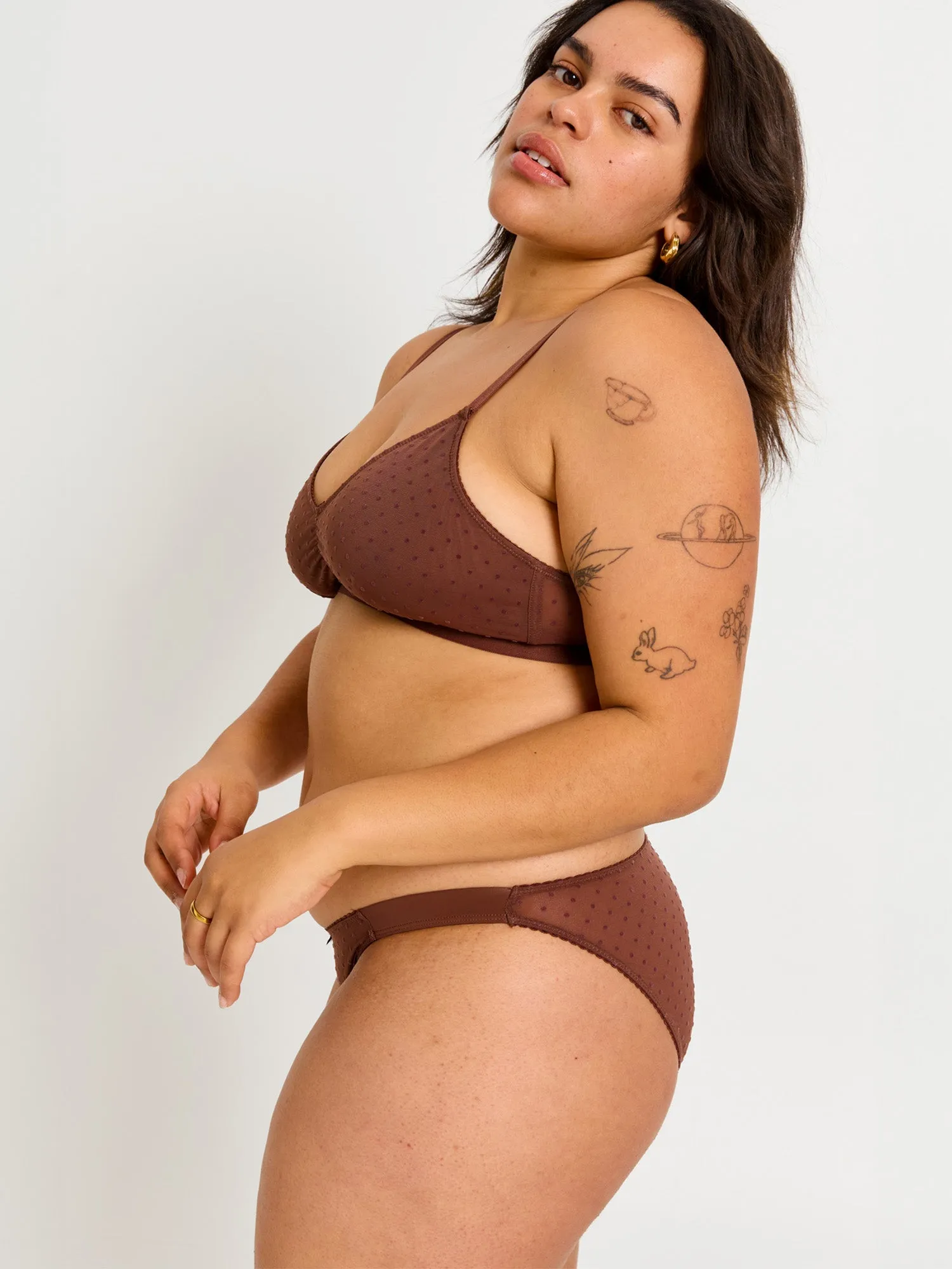 Boudoir Tanga Brief Light Espresso