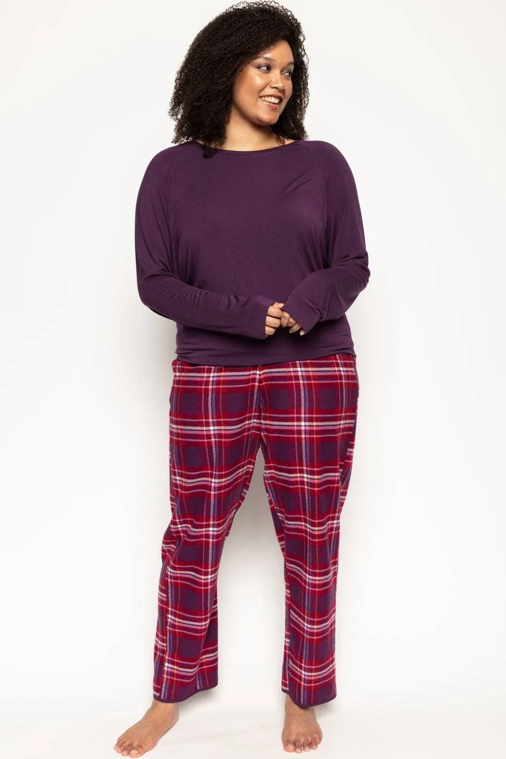 Clarissa Check Pyjama Pants. Size UK 8