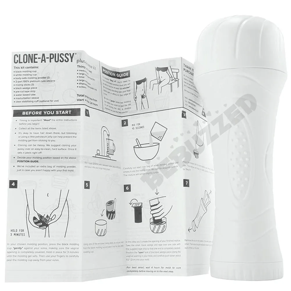 Clone A Pussy Sleeve Kit Male Masturbator Pocket Pussy Stroker Sex Toy