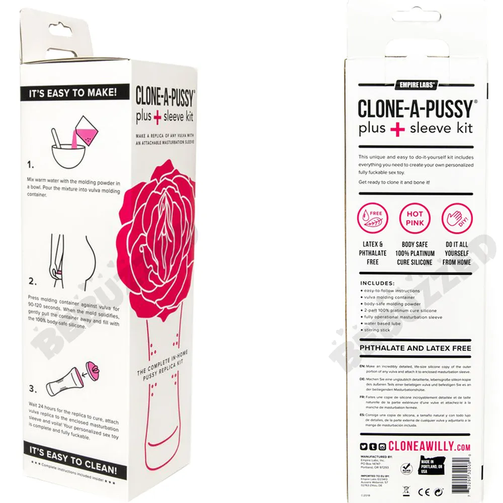 Clone A Pussy Sleeve Kit Male Masturbator Pocket Pussy Stroker Sex Toy