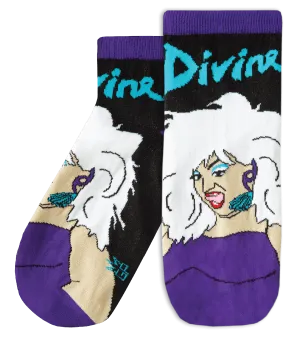 Divine Glamour - Quarter Crew Socks