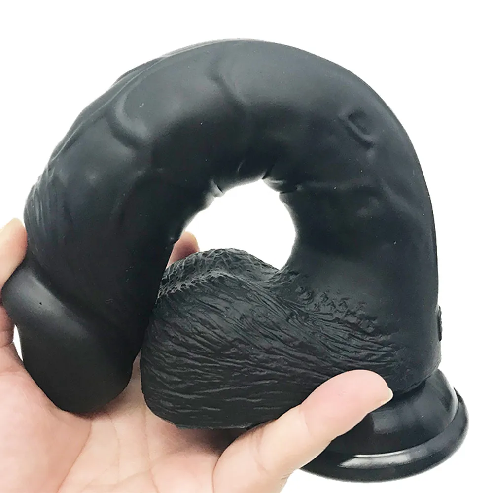 FAAK G105 Dual Density Silicone Realistic Veined Dildo 24cm Large Dong Sex Toy