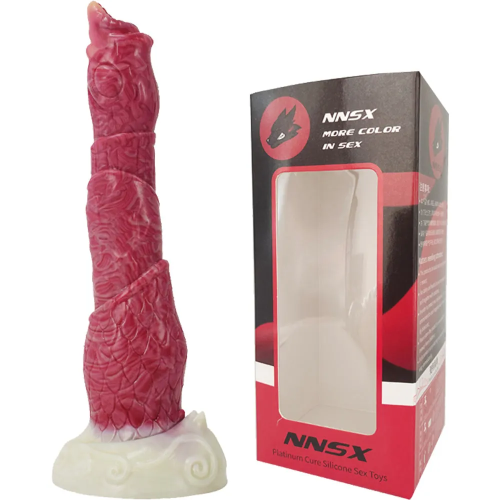 FAAK Hellfire N5029 Large 9 Liquid Silicone Anal Plug Dildo