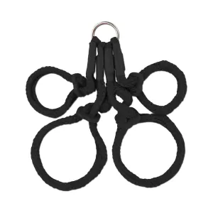 Fetish Fantasy Japanese Silk Rope Hogtie Black