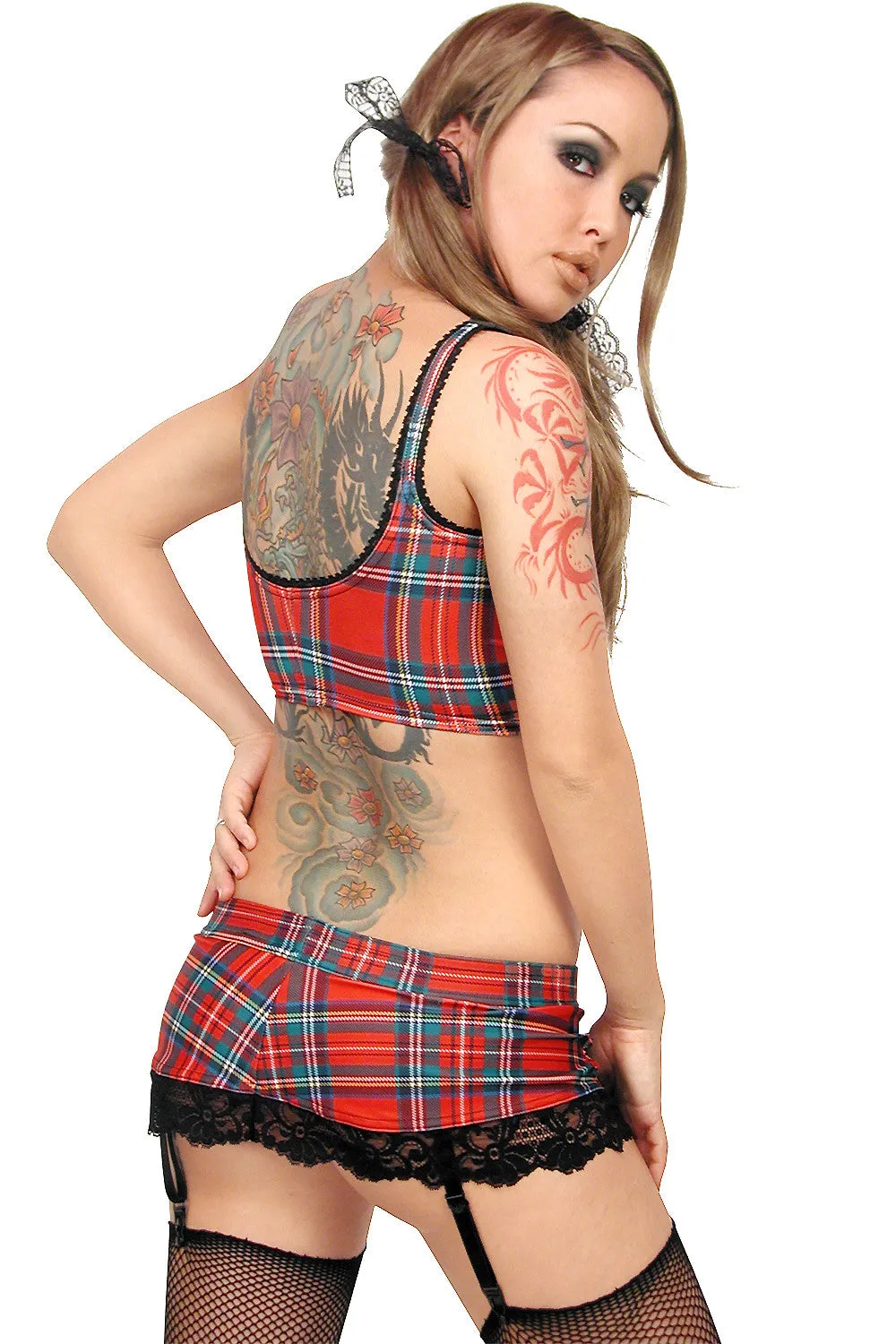 Hook & Eye Front Monique Top with Buckle Straps