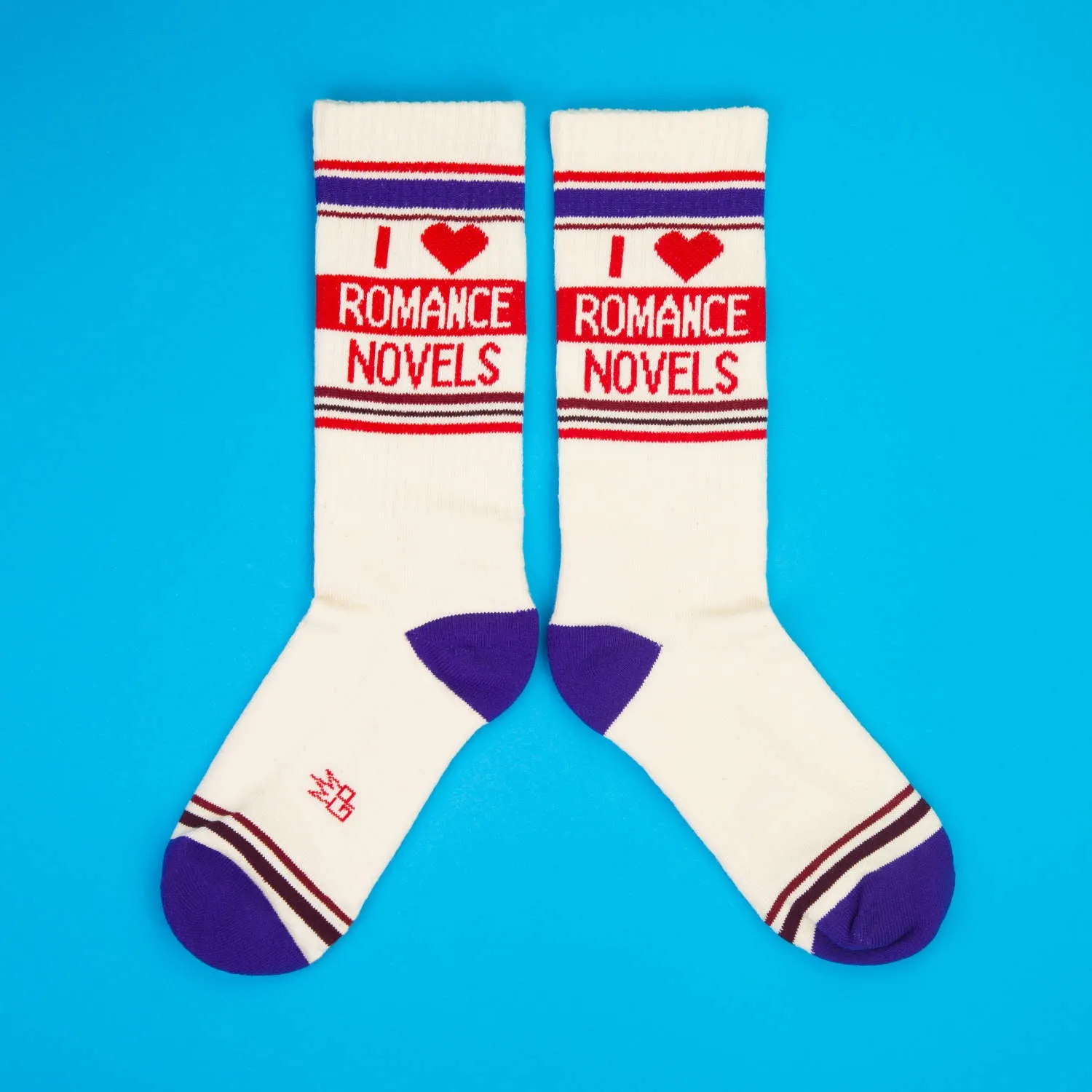 I ❤️ Romance Novels - Gym Crew Socks