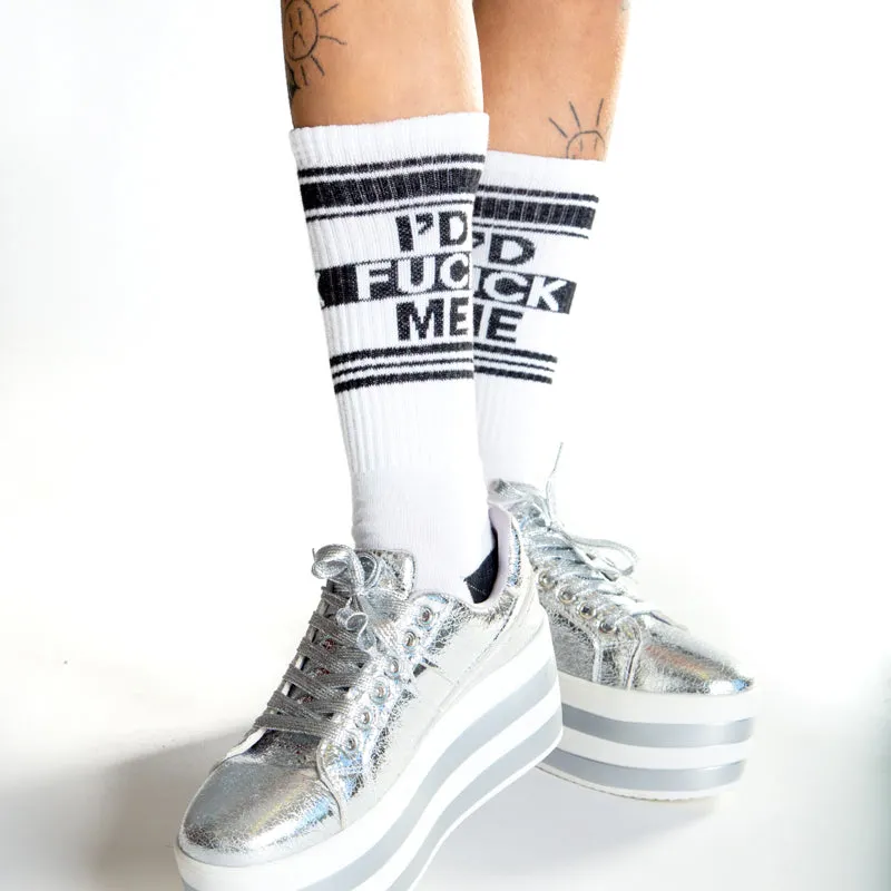 I'd Fuck Me - Gym Crew Socks