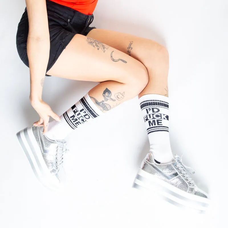 I'd Fuck Me - Gym Crew Socks