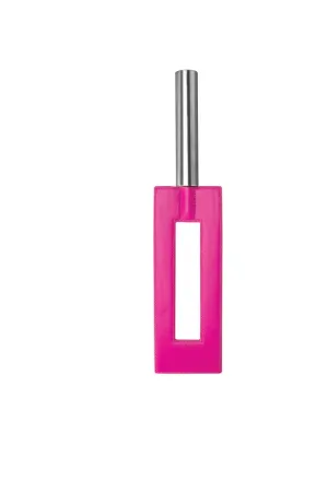 Leather Gap Paddle - Pink