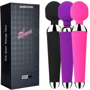 NEW Powerful Cordless Massage Magic Body Wand Personal Massager Waterproof USB