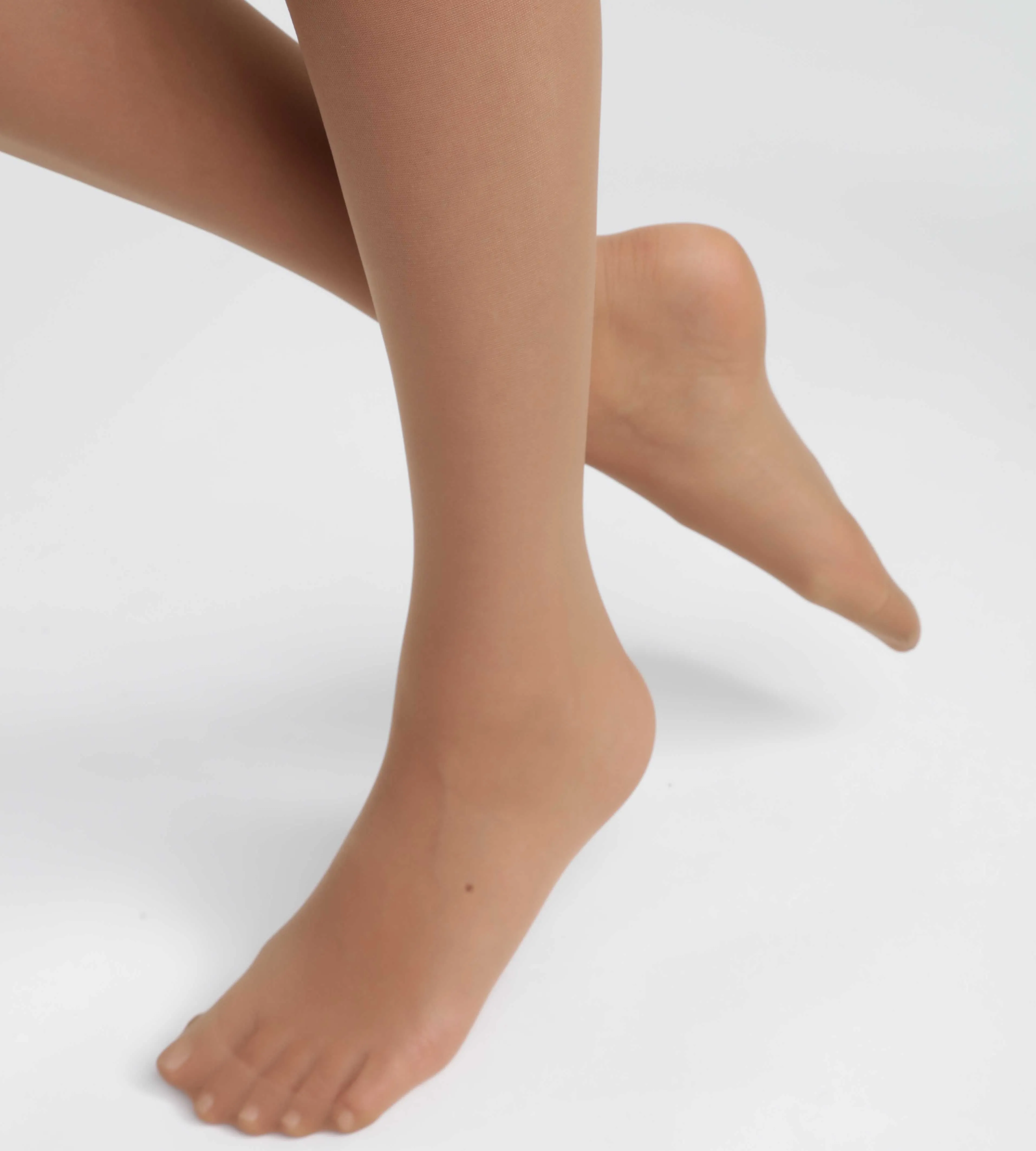 Pack of 2 pairs of Cinnamon recycled semi-opaque knee-highs Dim Good