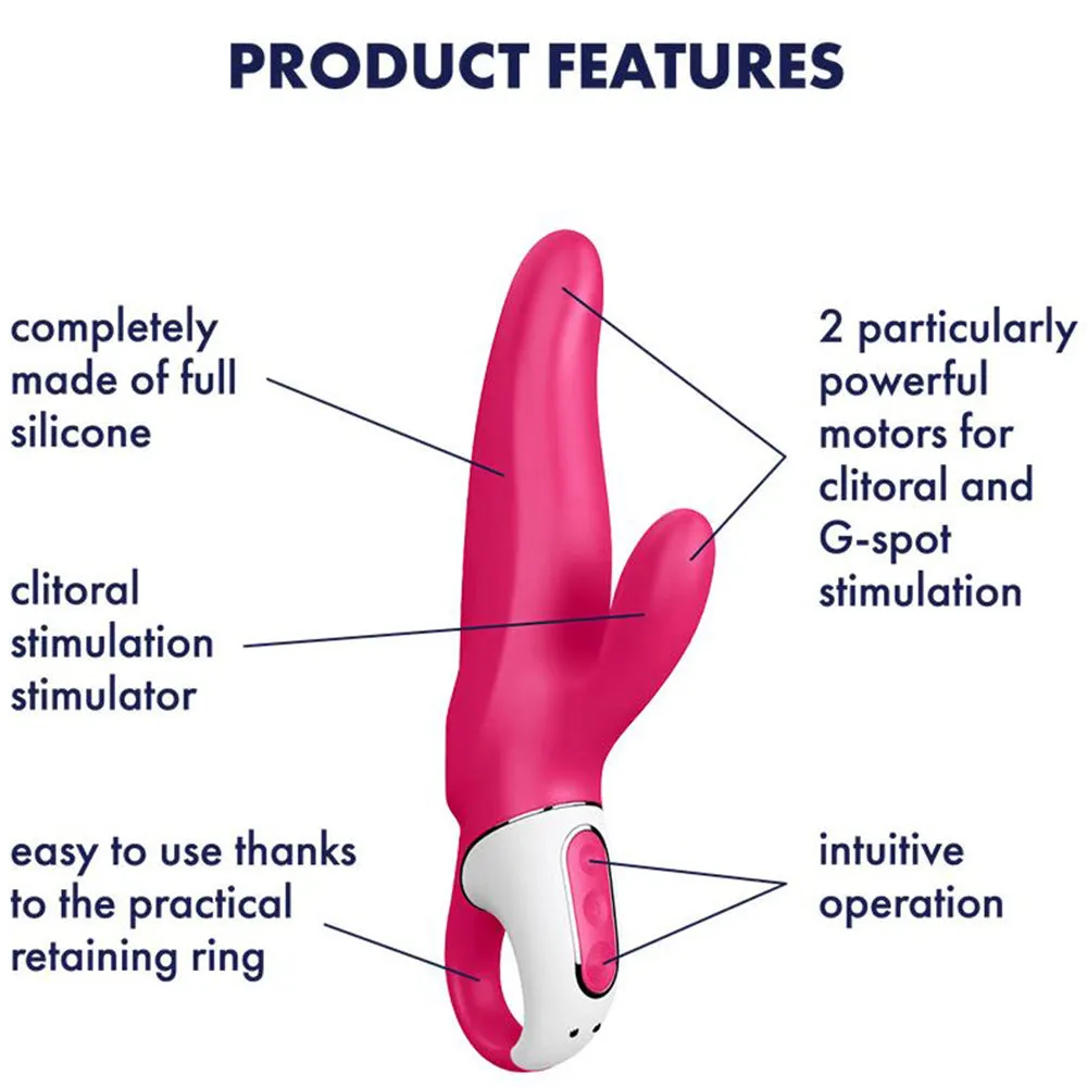 Satisfyer Mr Rabbit G Spot Vibrator Clitoral Stimulator Rechargeable
