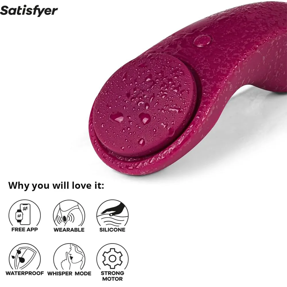 Satisfyer Sexy Secret Panty Vibrator APP Control Clitoral Stimulator