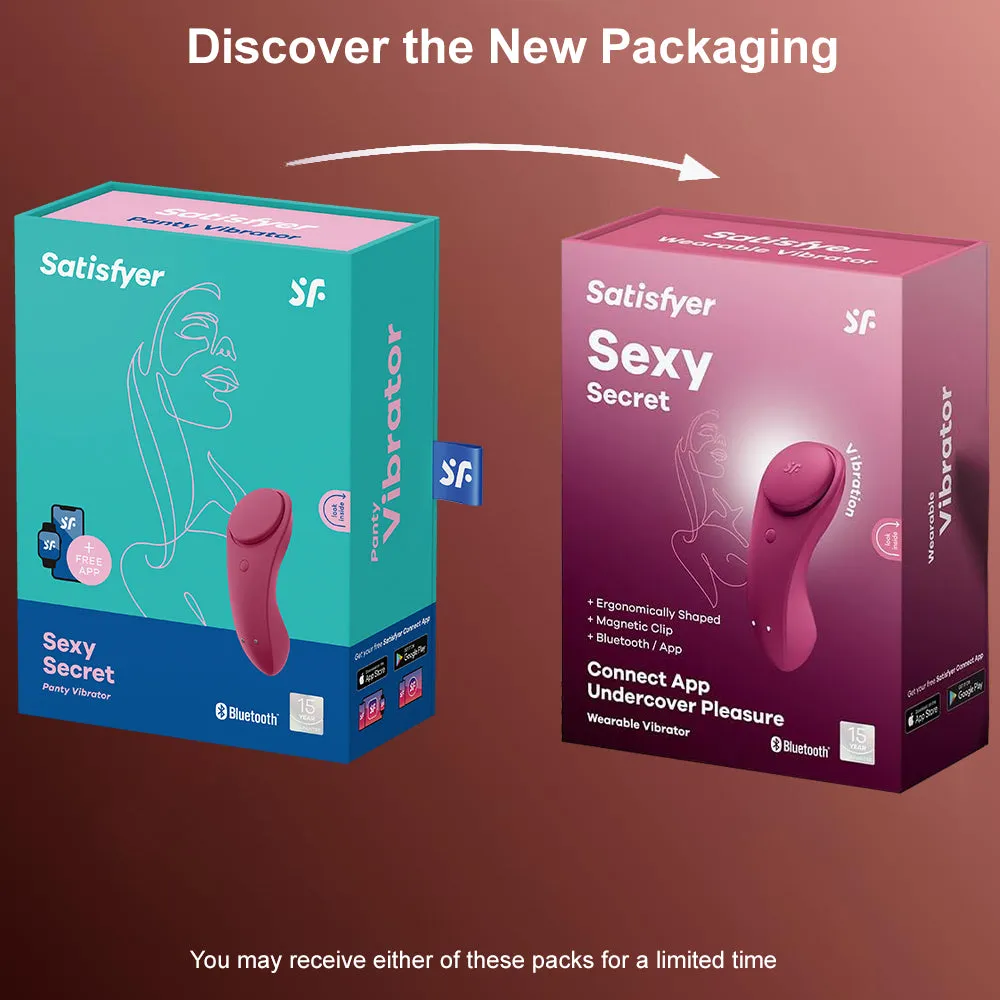 Satisfyer Sexy Secret Panty Vibrator APP Control Clitoral Stimulator
