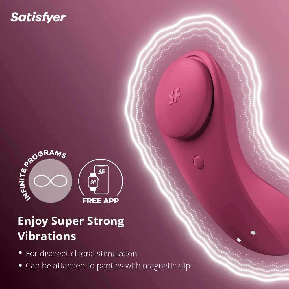 Satisfyer Sexy Secret Panty Vibrator APP Control Clitoral Stimulator