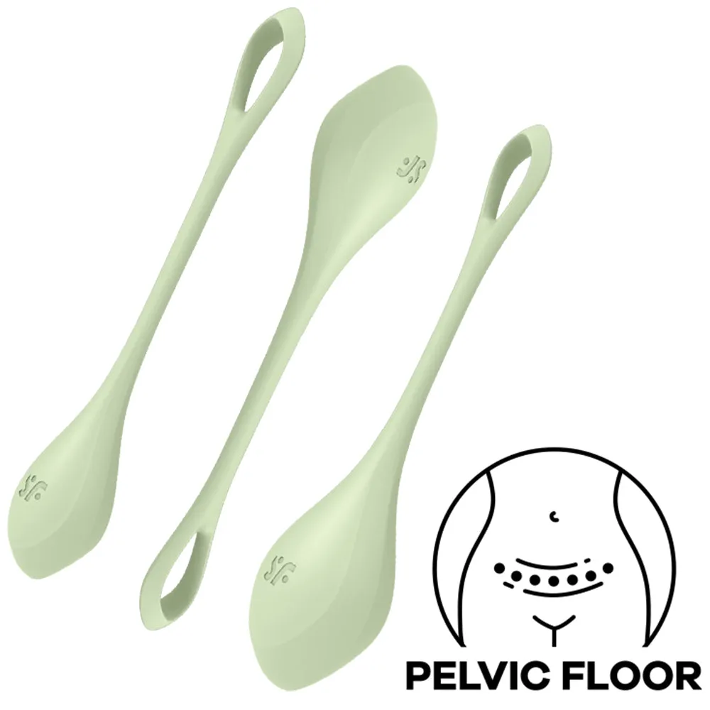 Satisfyer Yoni Weighted Power Kegel Balls Ben Wa Pelvic Floor Exerciser Sex Toy