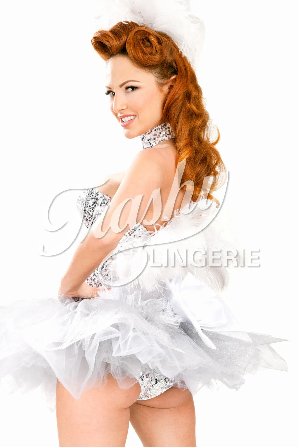 Sequined Showgirl Tail