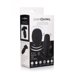 Silicone Anal  Plug w/ Remote