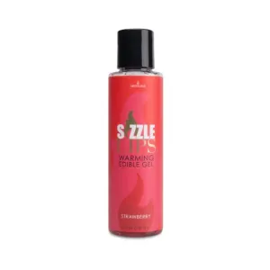 Sizzle Lips Edible Warming Gel Strawberry 4.2oz