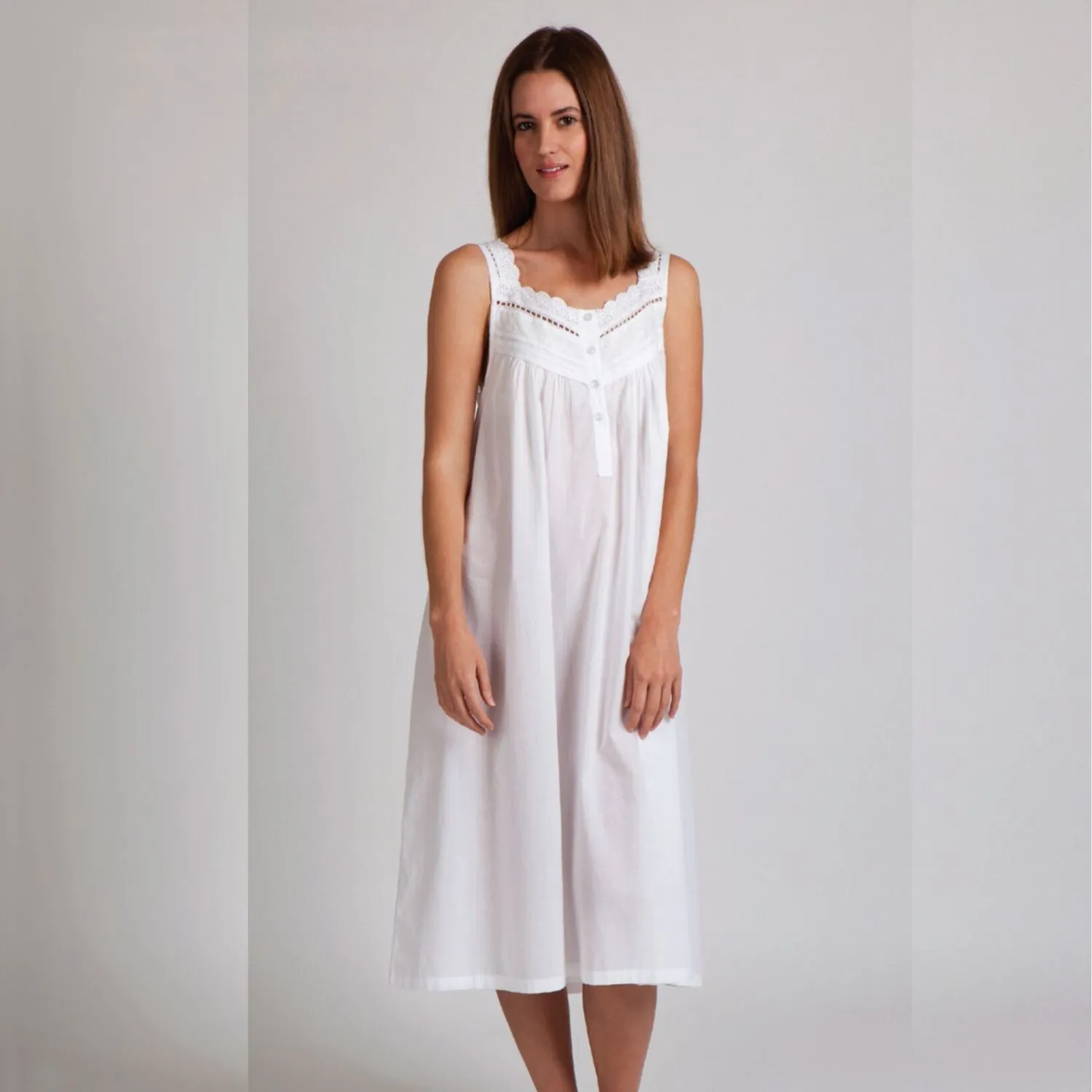 Suzanne Cotton and Lace Nightie