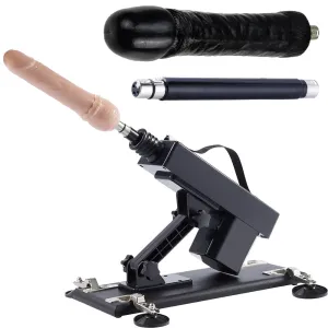 Thunderdong Automatic THRUSTING Sex Machine Telescopic 3XLR 2x Dildos   Pole