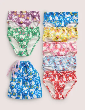 Underwear 7 Pack-Aloe Bunny Field