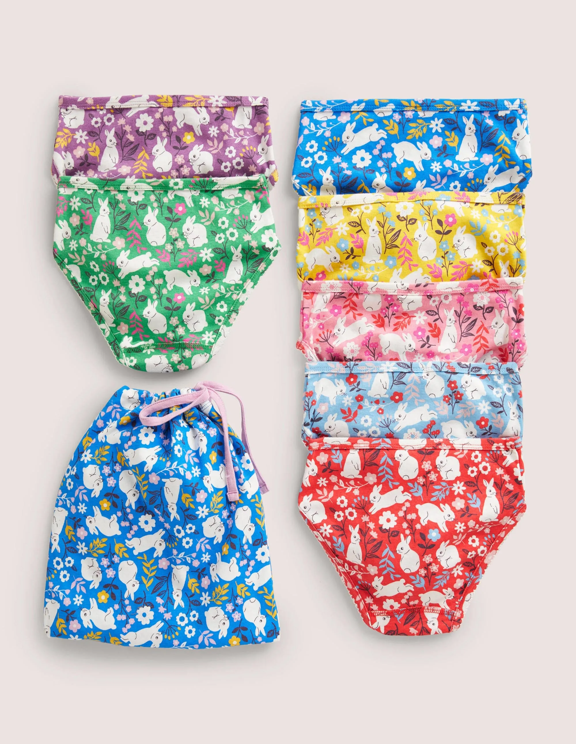 Underwear 7 Pack-Aloe Bunny Field