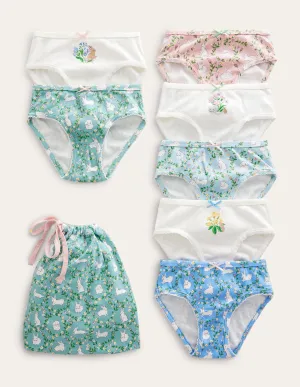 Underwear 7 Pack-Spring Bunnies