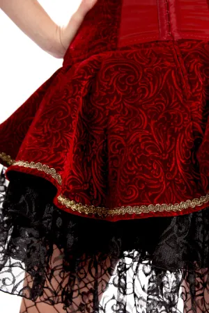 Velvet Courtesan Over Skirt