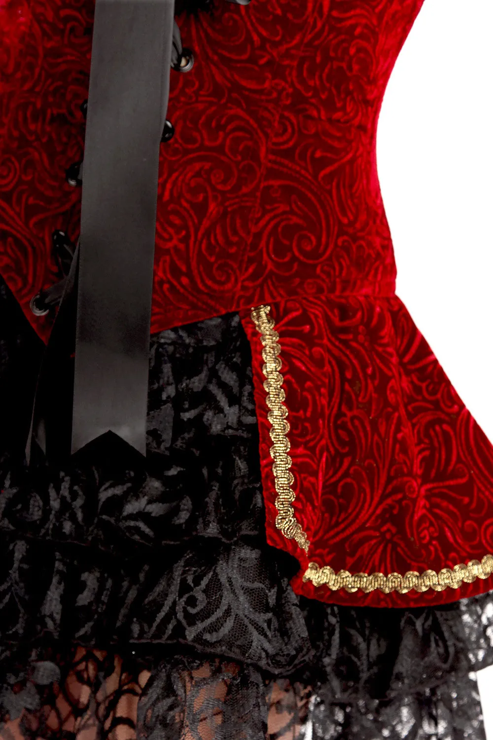 Velvet Courtesan Over Skirt