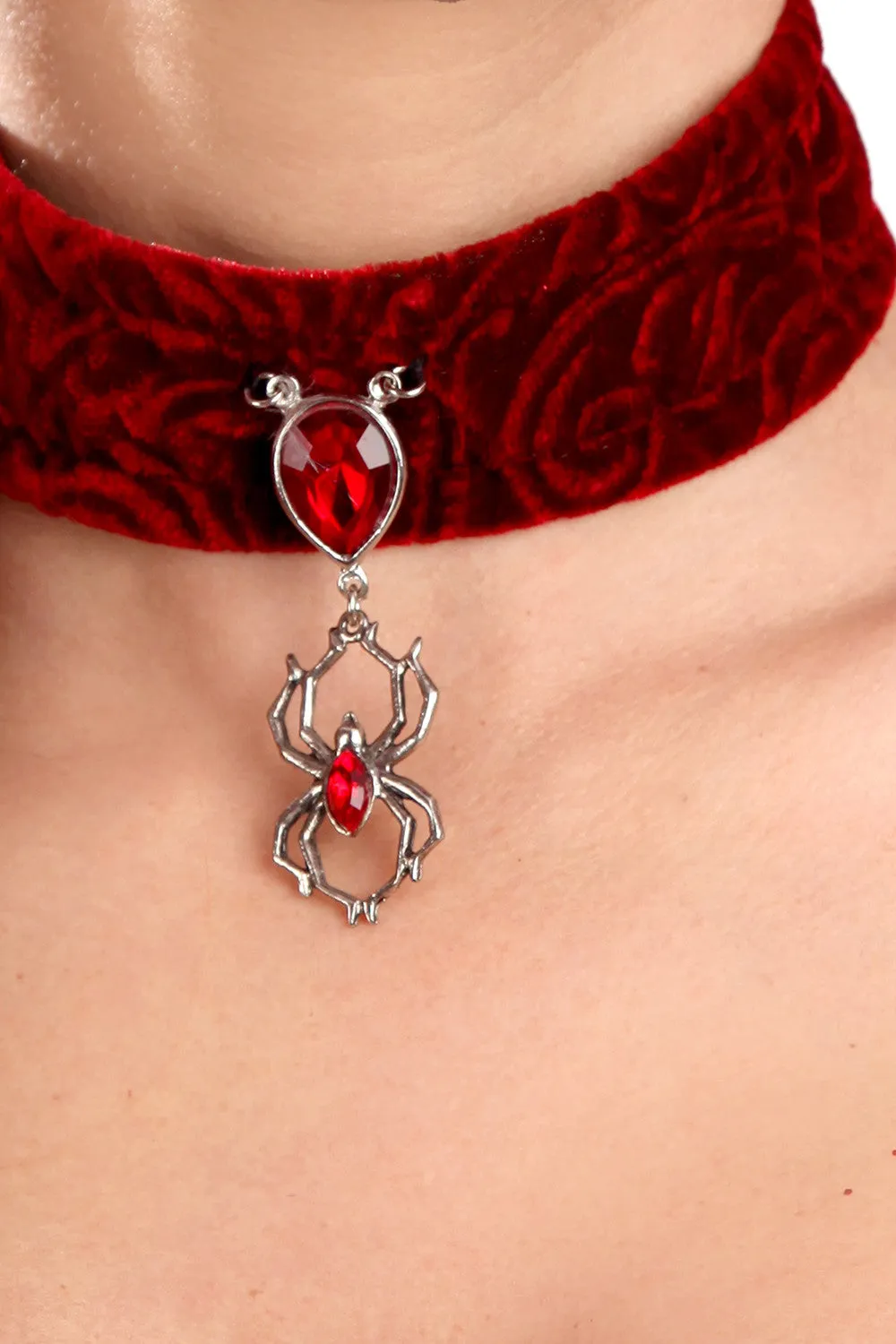 Velvet DuBarry Spider Choker